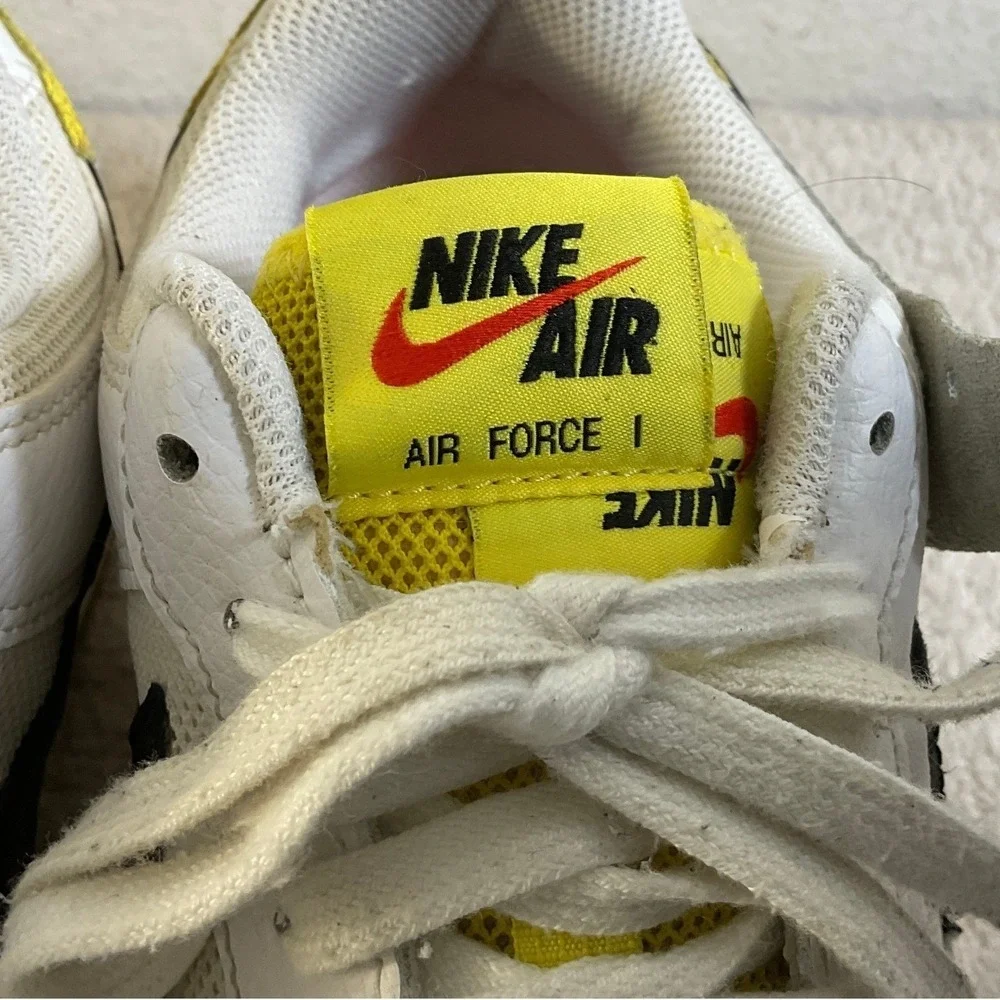 Nike Air‎ Force 1 Shadow Go The Extra Smile White Yellow DO5872-100 Womens 7.5